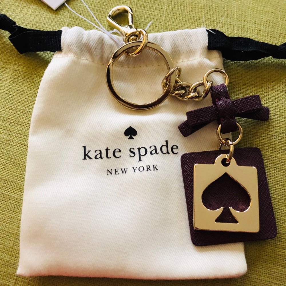 Kate spade key fob/purse charm w/ dust bag
